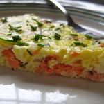 frittata smoked salmon and goat cheese